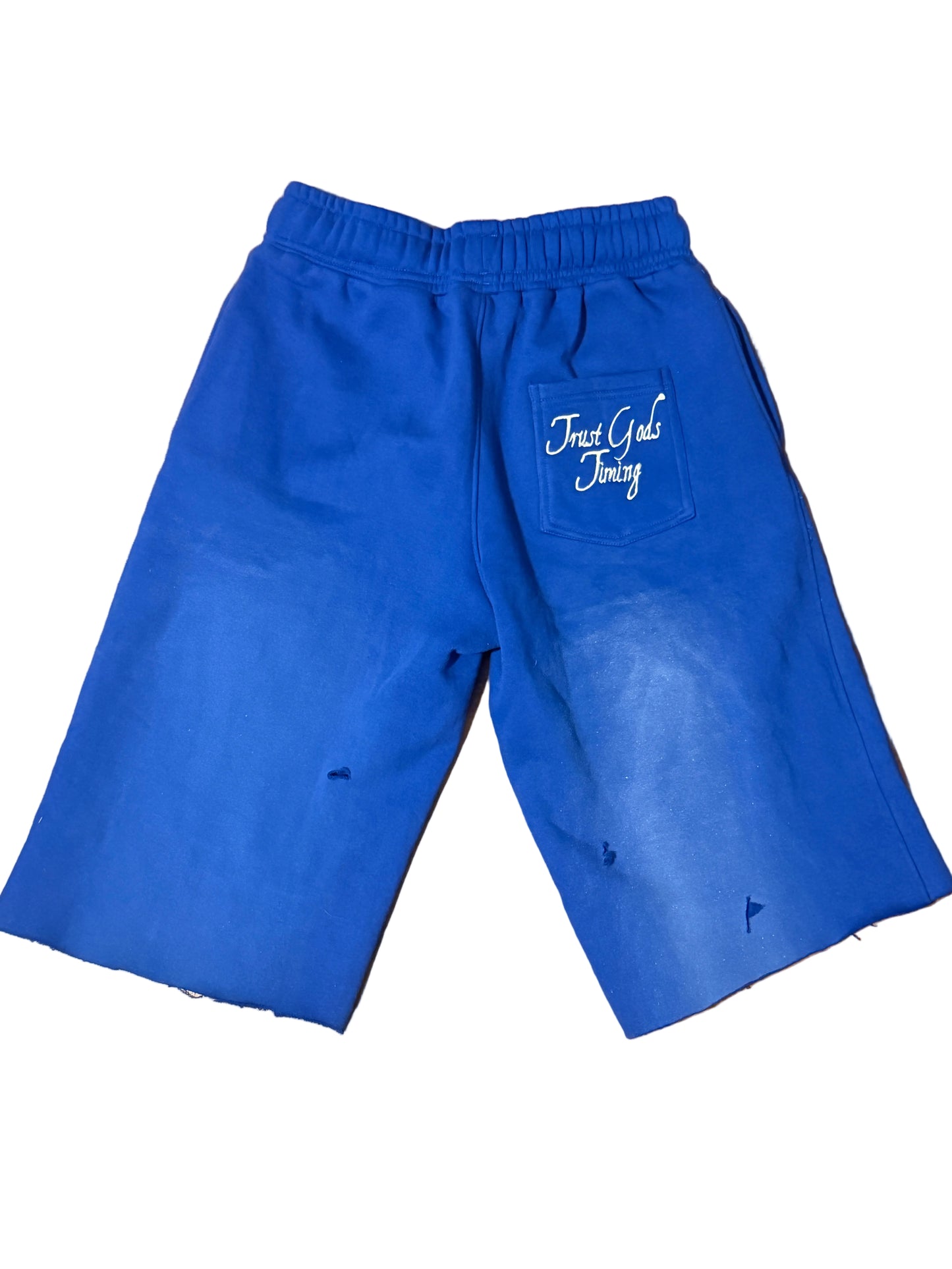 Blue Gods Timing Sweat Shorts