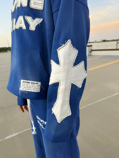 Blue Gods Timing Hoodie