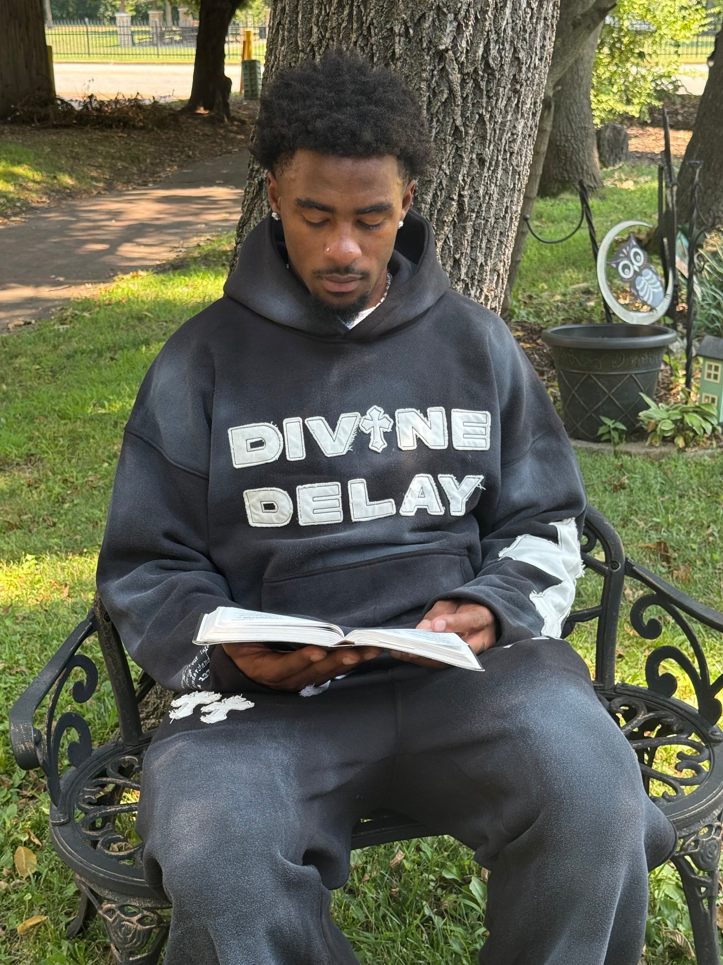 Black Gods Timing Hoodie