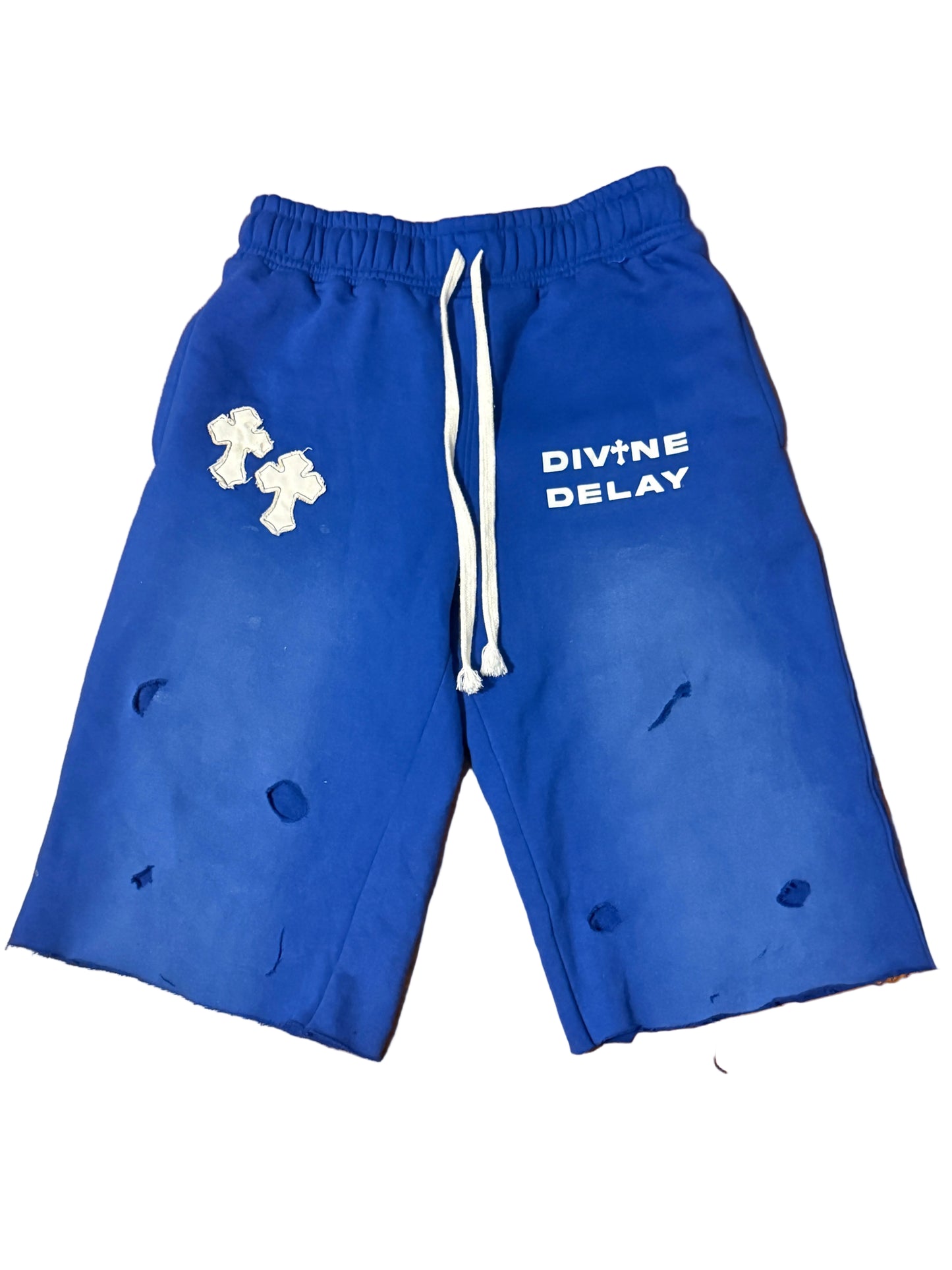 Blue Gods Timing Sweat Shorts