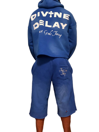 Blue Gods Timing Sweat Shorts